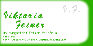 viktoria feimer business card